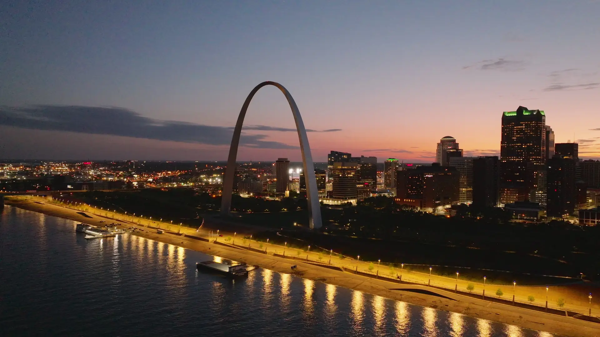 The Gateway Arch in St. Louis